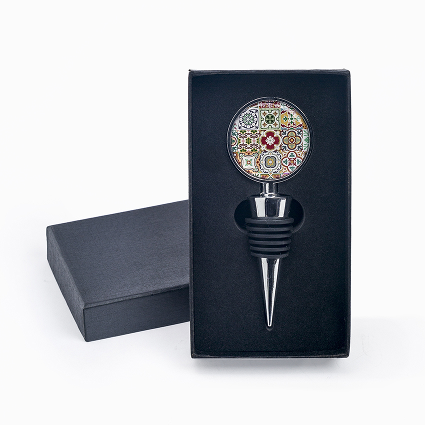 wine bottle stopper on white